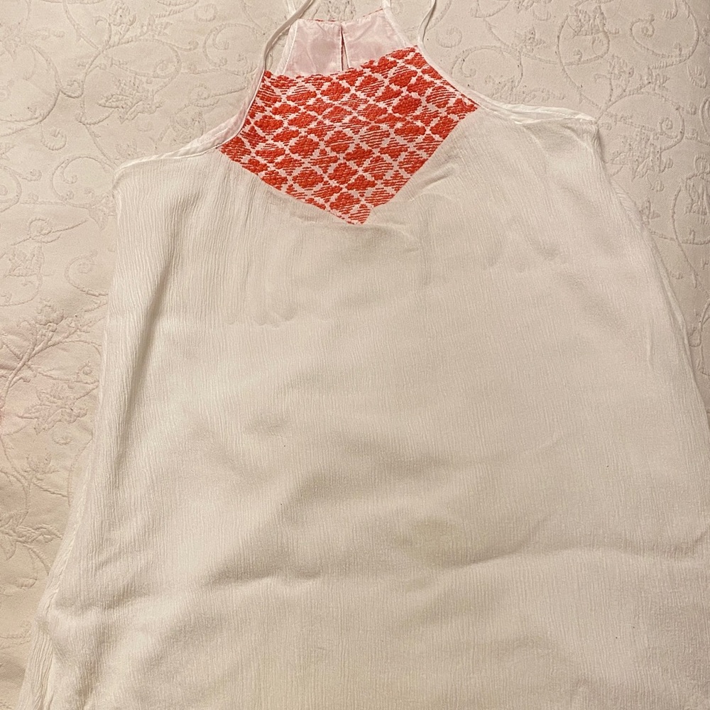 Off white short summer beach dress Small